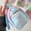Portable Minis Doll Pouches Carrying Case Clear Figure Display Bag with Keychain Hanging Blinds Box Organizers with Zipper Small Doll Storage Pouches Bag view 4