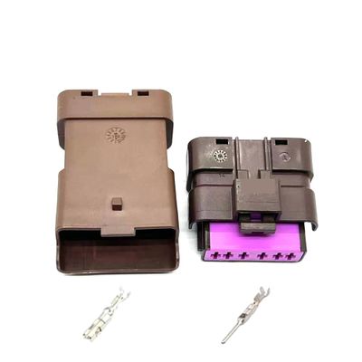 AQPLCIR 1/5/10/20 Sets 6 Pin Auto Valve Connector Waterproof Automotive Electrical Socket Pump Plug 211PL062S1049 211PC062S1049(1 set male female)