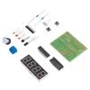 Digital Clock Kits 4 Digit Electronic Soldering Clock Kit with Second Correction Function for Schools DIY Learning view 2