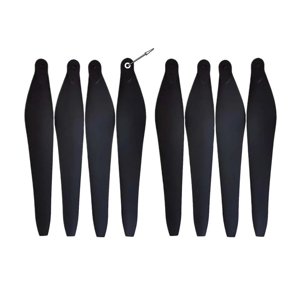 3411 Propeller Carbon 34 Inch Folding Impeller CW CCW For X9 Motor Power System Agriculture Drone Maintenance Wing Universal(3411-8MM Props 8pcs)