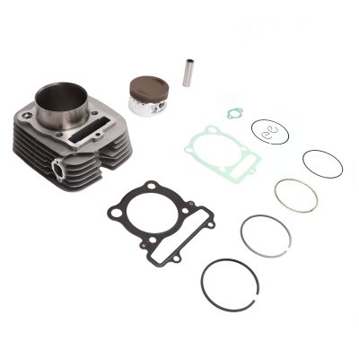 Thonlai Cylinder Piston Top End Kit, 13pcs Aluminum Alloy Replacement with High Strength and Impact Resistance, for Big Bear Grizzly 350 ATV 1987 2014