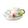 Miniature Tea Service Accessories Set Cats Theme Miniature Tea Cup Teapot Decoration for Home Use Earthenware Container view 3