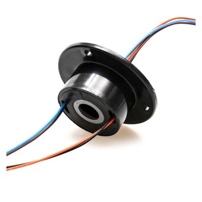 10mm Mini Hole Hollow Slip Ring 4 Channels 2A Conductive Electric Collector Slipring Rotary Joint Connector 240VAC/DC
