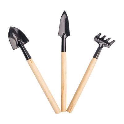 Three-piece Gardening Tool Set: Small Iron Shovel/rake/spade Planting Tools