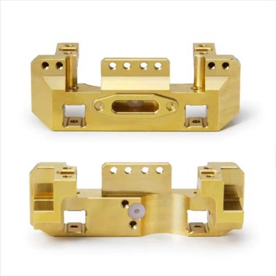 Rc Parts Compatible with Traxxas for TRX-4 1/10 Remote Control Crawler Car Upgrade Parts Accessories Front Bumper Servo Mount Kit