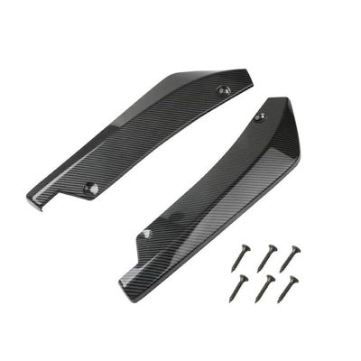 2Pcs Rear Bumper Lip Diffuser for Land Rover Freelander LR2 2006-2015, Back Splitters Diffuser Spoiler Winglets Side Skirt Car Accessories,Black