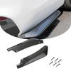 2Pcs Rear Bumper Lip Diffuser for Land Rover Freelander LR2 2006-2015, Back Splitters Diffuser Spoiler Winglets Side Skirt Car Accessories,Black view 2