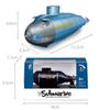 Mrtybxkety 6CH Mini RC Submarine Remote Control Underwater Boat with Dive Surface Fully Waterproof Hobby Grade Gift for Adults Pool Bathtub AquariumBlue view 3