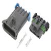 YFGHJ 4 Pin Automotive Connector DJ7045W-2.8-11/21(Female,5pcs)(Male,5pcs) view 2
