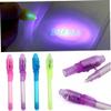 Tapallmy Invisible Ink Pen Security Marker Pen with UV Flashlight for Secret Message view 2