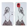 Tnviud Pattern Wallet Design Flip PU Leather Cover Skin Protection Case for Vasco Translator V4 5" (Back Girl) view 1