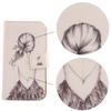 Tnviud Pattern Wallet Design Flip PU Leather Cover Skin Protection Case for Vasco Translator V4 5" (Back Girl) view 4