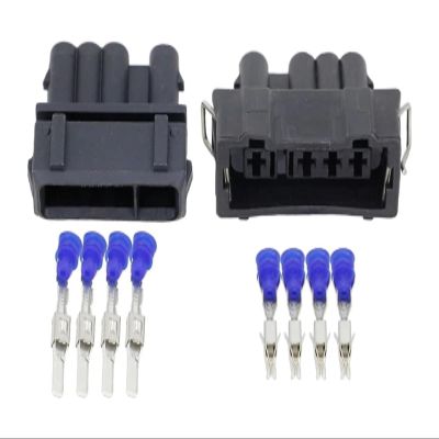 YFGHJ 4 Pin Automotive ConnectorDJ703+1A-3.5-11/21(Female,5pcs)(Male Female,1pcs)
