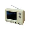 Mini Cartoon TV, Rechargeable Mini Retro TV Cartoon Player with 8GB Memory, Supports Headphones & USB Playback Perfect for Dollhouse Scenes & Collectible Decor (White) view 1