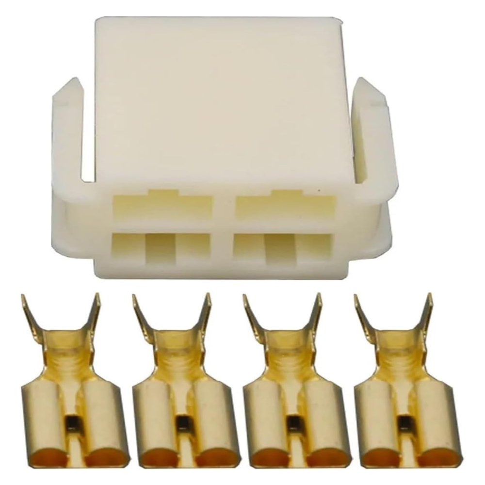 YFGHJ 4 Pin Automotive Connectors DJ7041-7.8-11/21(Male,1pcs)(Female,5pcs)