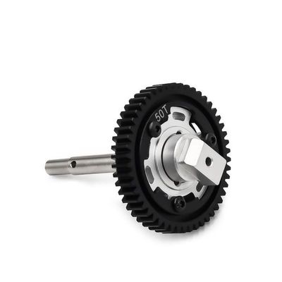 for 1/5 X-MA-XX & 1/6 Heavy-Duty Bearing Cush Drive Transmission Set - Main Gear & Input Shaft Upgrade for Trax-xas RC Cars(50 T)