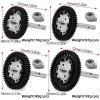 for 1/5 X-MA-XX & 1/6 Heavy-Duty Bearing Cush Drive Transmission Set - Main Gear & Input Shaft Upgrade for Trax-xas RC Cars(50 T) view 3