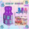 Hollowfly 24 Pcs Kpop Party Favors Blue Cat Bubble Wands Mini Bubble Bottles Birthday Party Supplies for Outdoor Activity Birthday Supplies Summer Gifts Goodie Bag Stuffers view 2