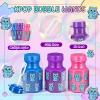 Hollowfly 24 Pcs Kpop Party Favors Blue Cat Bubble Wands Mini Bubble Bottles Birthday Party Supplies for Outdoor Activity Birthday Supplies Summer Gifts Goodie Bag Stuffers view 3