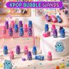 Hollowfly 24 Pcs Kpop Party Favors Blue Cat Bubble Wands Mini Bubble Bottles Birthday Party Supplies for Outdoor Activity Birthday Supplies Summer Gifts Goodie Bag Stuffers view 4