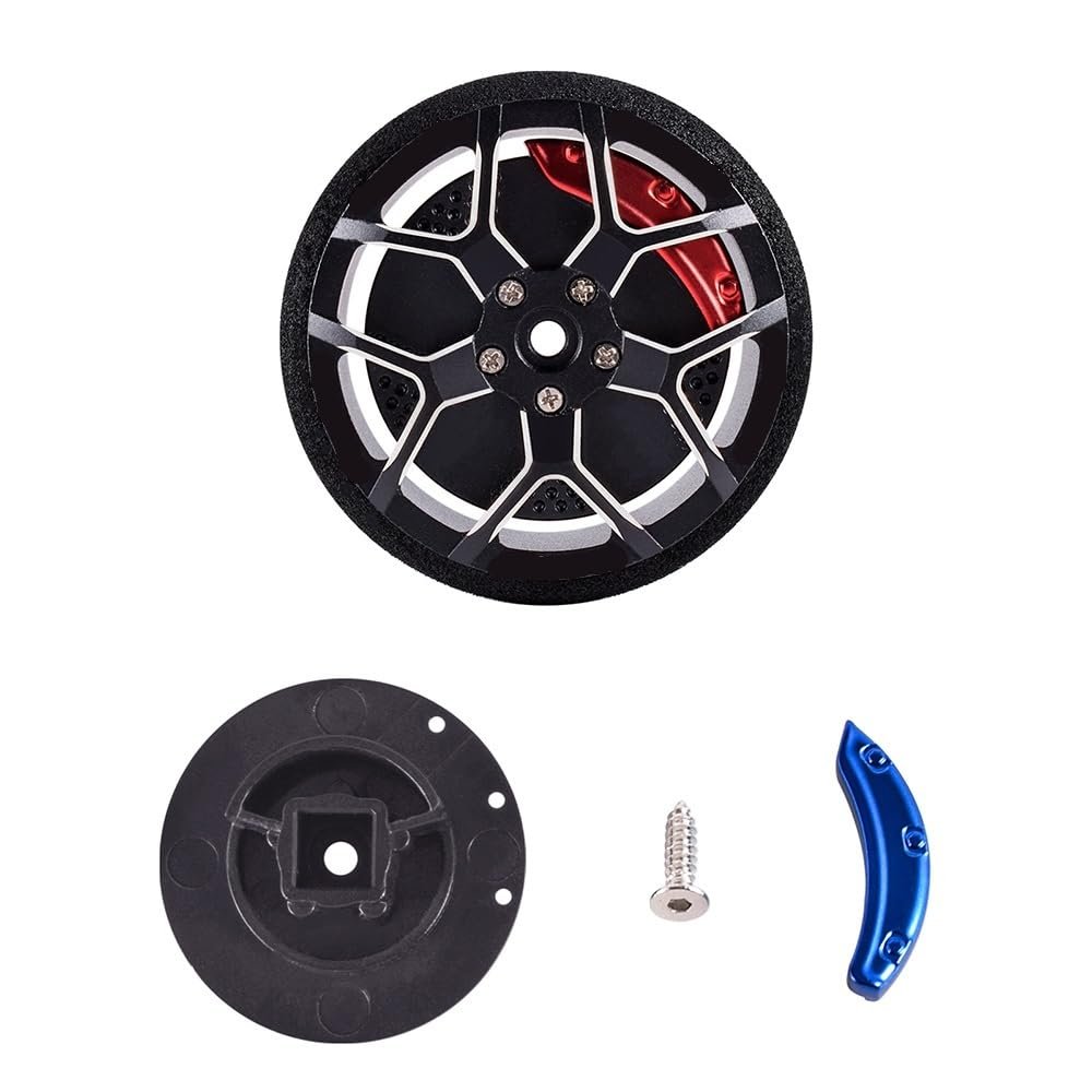Remote Control Metal Handwheel Steering Wheel with Foam for Gun RC Universal Transmitter Upgrade