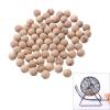 DIIOOMIEEU 75Pcs Natural Wood Bingo Balls with Engraved Letters and Numbers for Game Night Parties Family Gatherings Smooth view 2