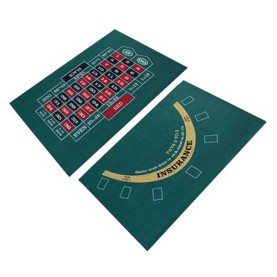 Poker Table Top Portable Folding Card Game Tabletop Layout Mat