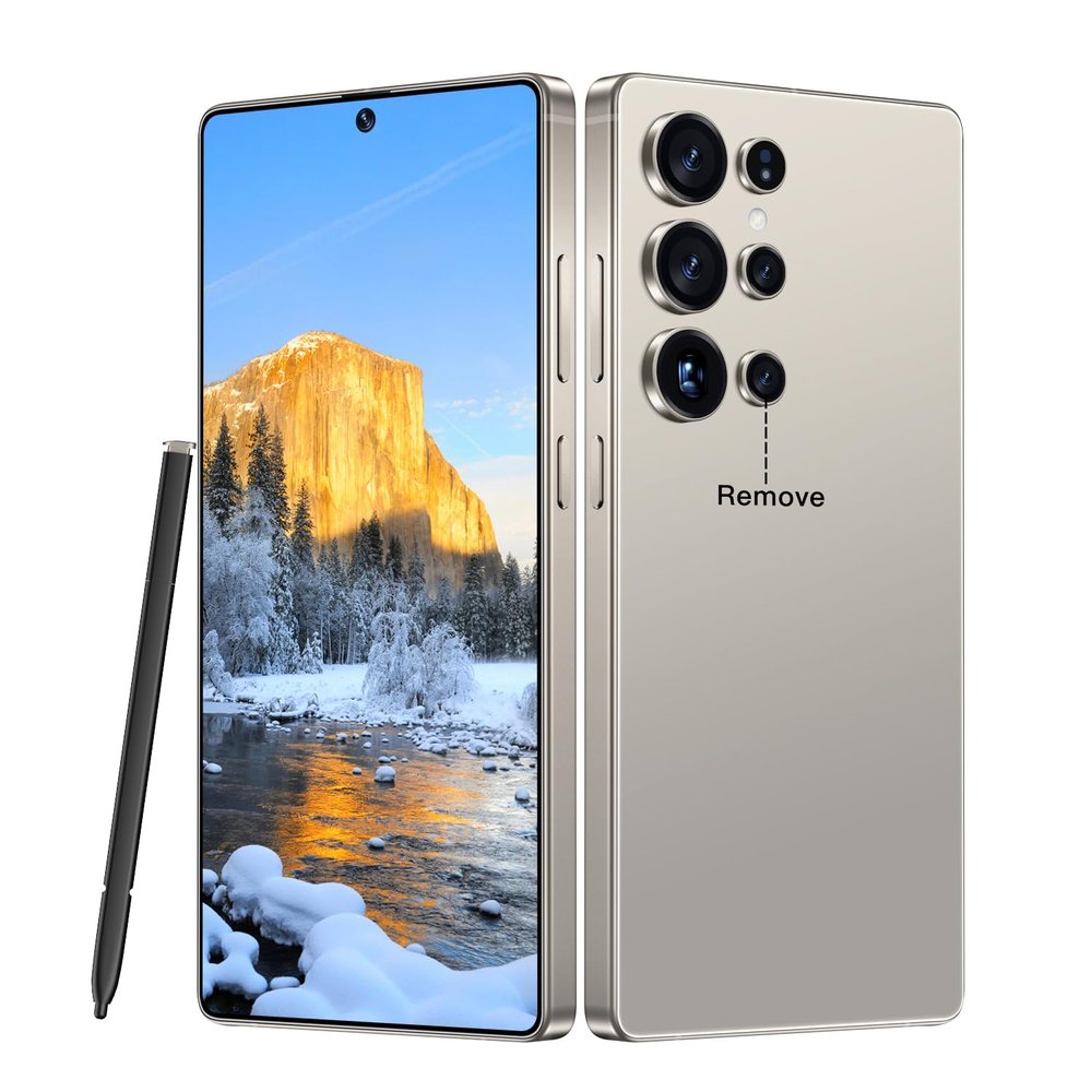 MMY I25 Ultra 5G Unlocked Smartphone,16GB+512GB Fully Cell Phone for Android 14, 6.99" Unlocked Cell Phone, 7000mAh, 68MP+108MP Dual Camera/Dual SIM/Fingerprint Lock/Face (Gray)