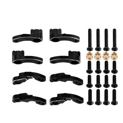 1Set CNC Aluminum Shock Flex Blades for Trax-xas TRX4M 1/18 RC Crawler Car Upgrade Parts Front & Rear Shock Absorber Lift Kit New
