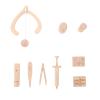 ToysCentral Basics Wooden Mini Doctor Toy Kit Durable Educational Children Doctor Play Set for Home Toddler Beech Wood view 3