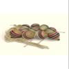 SODEF Wooden Spinning Top Set 8 Pieces Traditional Nostalgic Toy with 2 Meter String for Ages 8+ - Wood view 2