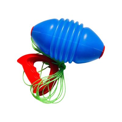 FytStycale Pull Shuttle Ball Game for Kids, PE Elastic Speed Ball with Ergonomic Handle, Indoor Outdoor Parent-Child Toy, Blue