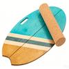 Balance Board Indoor Surfboard Surf Style Home Fitness with Wheel for Exercise, Athletic Training and Board Sports - Fun Workout Equipment For Balance, Stability and Improving Core Strength (Aqua) view 3