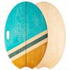 Balance Board Indoor Surfboard Surf Style Home Fitness with Wheel for Exercise, Athletic Training and Board Sports - Fun Workout Equipment For Balance, Stability and Improving Core Strength (Aqua) view 4