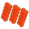 Yinhing 30PCS 16mm Dice Cubes for DIY Games Teaching Plastic Rounded Edges Customizable Sticker Friendly Dice Set for Crafting Math Party Fun (Orange) view 4
