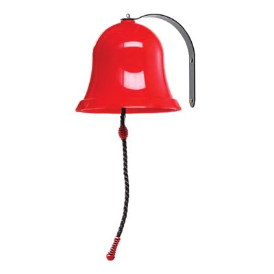 DuskHaven Toy Playground Musical Educational Bell Metal Accessory Enlightenment Set Mountable Suitable Girls Children, Red