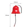 DuskHaven Toy Playground Musical Educational Bell Metal Accessory Enlightenment Set Mountable Suitable Girls Children, Red view 3