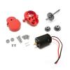 Rc Parts Compatible with WPL D12 D42 1/10 RC Car Upgrade Parts Accessories Metal Transmission Gearbox with 370 Motor Steel Gear Red view 1