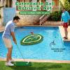 Chriiena Floating Golf Green for Pool, No Drifting Golf Chipping Game Set view 4