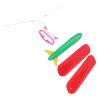 Hidyliu Airplane Kite Toy, Safe PE PVC Easy Assembly Lightweight Portable 3D Plane Kite with Cartoon Pattern, for Backyard Outdoor Camping Picnic view 3