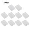 10PCS Clear Silicone Rectangle Rocker Switch Cover Waterproof Dust Protector for Standard 19mm x 13mm Cutout Electrical Switches Transparent Design Industrial Grade Safety Guard Easy Clip Fit Ten Pack view 2