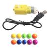 Karlak Complete Marble Track Model Kit with 10 Marbles and USB Motor for DIY Fun Projects view 1