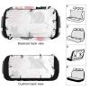 Supdreamc Comfortable Car Seat Protectors Compatible with 90% Vehicles Car Accessories for All Seasons, Anti-Slip Cute Cats Seat Pad Protectors, Auto Supplies view 3