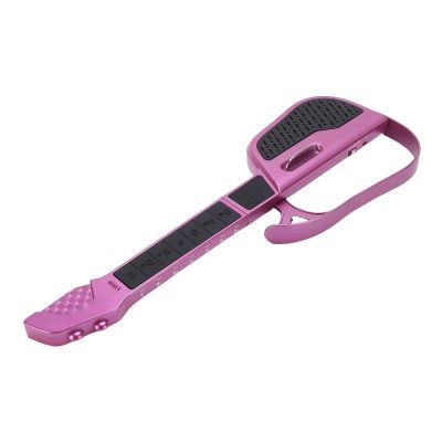 Chiyyak Beginner-Friendly Kids Foldable Stringless Guitar Toy with Smart System, Safe Plastic Material, Beginner Focused, for Kids (Purple)