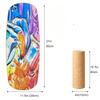 Balance Board Indoor Surfboard Surf Style Home Fitness with Wheel for Exercise, Athletic Training and Board Sports - Fun Workout Equipment For Balance, Stability and Improving Core Strength (oil painting) view 2