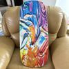Balance Board Indoor Surfboard Surf Style Home Fitness with Wheel for Exercise, Athletic Training and Board Sports - Fun Workout Equipment For Balance, Stability and Improving Core Strength (oil painting) view 4