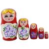 Goutdori 5 Layer Wooden Russian Nesting Dolls Matryoshka Dolls for Kids Traditional Folk Art Home Decor Present view 1