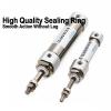 CDJ2KB16mm Stroke10X15X20X25X50X75X100X200Z-B Hexagonal Piston Rod Stainless Steel Small Mini Cylinder 1Pcs(Stroke 50mm) view 3