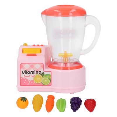 Chiyyak Interactive Educational Mixing Toy for Pretending Kitchen Safe ABS Material Juicer Juicer Toy Set for Boys and Girls (Pink)