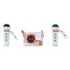 Hamwesh Karaoke Machine, Portable Bluetooth 5.3 Speaker with Stereo Sound Enhanced Bass Kids Karaoke Machine with 2 Wireless Microphones for Home Party Birthday Gathering Outdoor Adventure (Orange) view 1
